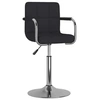 Image de Chaise de salle à manger Tissu Noir
