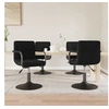 Image de Lot de 4 chaise de bar interieur non pliable en plastique H. 71 cm noir