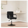 Image de Chaise de bar en plastique non pliable H. 71 cm interieur noir