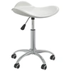 Image de Chaise interieur non pliable H. 46 cm en plastique blanc