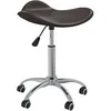 Image de Chaise en plastique non pliable interieur H. 46 cm marron