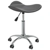 Image de Chaise interieur non pliable en plastique H. 46 cm gris