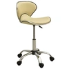 Image de Chaise de bureau Crème Similicuir