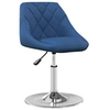 Image de Lot de 4 chaise H. 62.5 cm non pliable interieur en plastique bleu