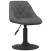 Image de Chaise de bar velours 62.5 cm gris