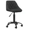 Image de Chaise de bureau Noir Velours