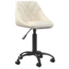 Image de Chaise de bureau Crème Velours