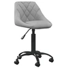Image de Chaise de bureau Gris clair Velours3088846