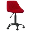 Image de Chaise de bureau Rouge bordeaux Velours
