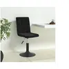 Image de Lot de 4 chaise en plastique non pliable H. 102.5 cm interieur noir