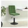 Image de Chaises pivotantes à manger lot de 6 vert foncé velours