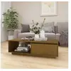 Image de Table basse marron miel 110x50x33,5 cm bois de pin massif809885