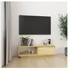 Image de Meuble TV 110x30x33,5 cm Bois de pin massif809888