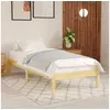 Image de Cadre de lit sans matelas bois massif 90x200 cm