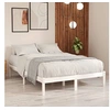 Image de Bedframe massief grenenhout wit 200x200 cm810038