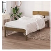 Image de Bedframe massief grenenhout honingbruin 90x190 cm810115