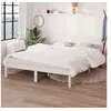Image de Bedframe massief hout wit 120x190 cm810118