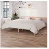 Image de Cadre de lit sans matelas bois massif