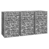 Image de Lits surélevés en gabion 3 pcs 30x30x50 cm Fer