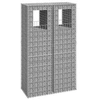 Image de 2x Poteaux à Panier de Gabion Poteaux à Jardinière de Gabion de Patio Jardin Terrasse Extérieur Projets de Jardinage 151273