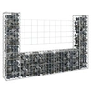 Image de Schanskorf U-vormig met 2 palen 140x20x100 cm ijzer151275