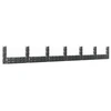 Image de Panier de gabion en forme de U avec 7 poteaux Fer 740x20x100 cm