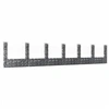 Image de Panier de gabion en forme de U avec 7 poteaux Fer 740x20x150 cm
