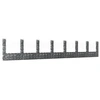 Image de Schanskorf U-vormig met 8 palen 860x20x150 cm ijzer151288