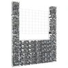 Image de Schanskorf U-vormig met 2 palen 140x20x200 cm ijzer151289