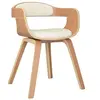 Image de Chaise H. 70 cm non pliable en bois interieur beige