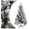 Image de Kerstboom met dennenappels en sneeuw 225 cm PVC en PE340532