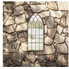 Image de Miroir de jardin, Sable 70x30 cm Fer pour utilisation extérieure