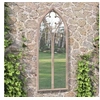 Image de Miroir de jardin, Sable, 100x45cm Fer pour utilisation extérieure