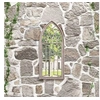 Image de Miroir de jardin, Sable, 70x30 cm Fer pour utilisation extérieure