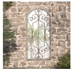 Image de Miroir de jardin Sable 100x45cm Fer pour utilisation extérieure