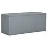 Image de Boîte de rangement de jardin 270 L Gris PP Rotin