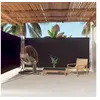 Image de Windscherm uittrekbaar 180x600 cm zwart318000