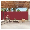 Image de Windscherm uittrekbaar 220x1000 cm rood318053