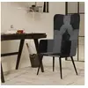Image de Fauteuil echt leer noir en grijs