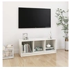 Image de Meuble TV Blanc 104x33x41 cm Bois de pin massif809961