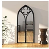 Image de Miroir Noir 70x30 cm Fer pour utilisation à l'intérieur