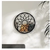 Image de Spiegel rond 60x3 cm ijzer zwart3093538