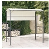 Image de Belvédère avec Toit Tonnelle de Jardin Chapiteau de Terrasse Pavillon de Patio Tente de Réception Extérieur 220x110x200 cm Crème 318532