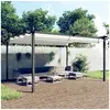 Image de Tonnelle de Jardin avec Toit Rétractable Belvédère de Terrasse Pavillon de Patio Tente de Réception Chapiteau 318537