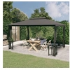 Image de Prieel met zijwanden en dubbel dak 3x4 m antracietkleurig318544