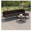 Image de Salon de jardin modulable resine tressee gris 6 pieces x 57 x 69 5 personnes