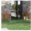 Image de Jardinières 2 pcs Marron miel 40x40x70 cm Bois de pin massif