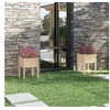 Image de Jardinières d'extérieur 2 pcs 50x50x70 cm Bois de pin massif