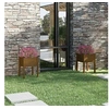 Image de Jardinières 2 pcs Marron miel 50x50x70 cm Bois de pin massif