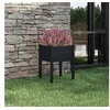 Image de Jardinière Noir 50x50x70 cm Bois de pin massif